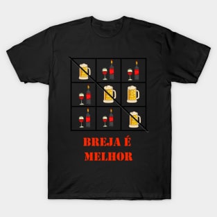 Cerveja - jogo da velha T-Shirt